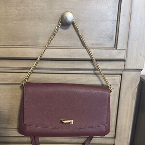 Kate Spade purple and Gold Crossbody Bag